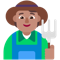 Farmer- Medium Skin Tone emoji on Microsoft